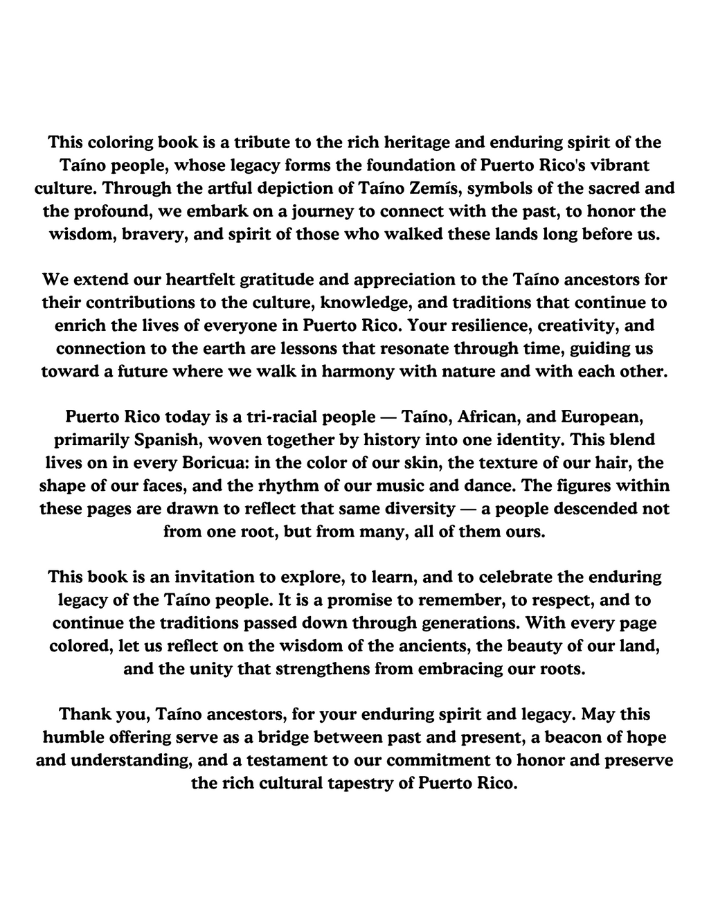16 Taíno Gods & Legends — A Puerto Rico Mythology Coloring Book
